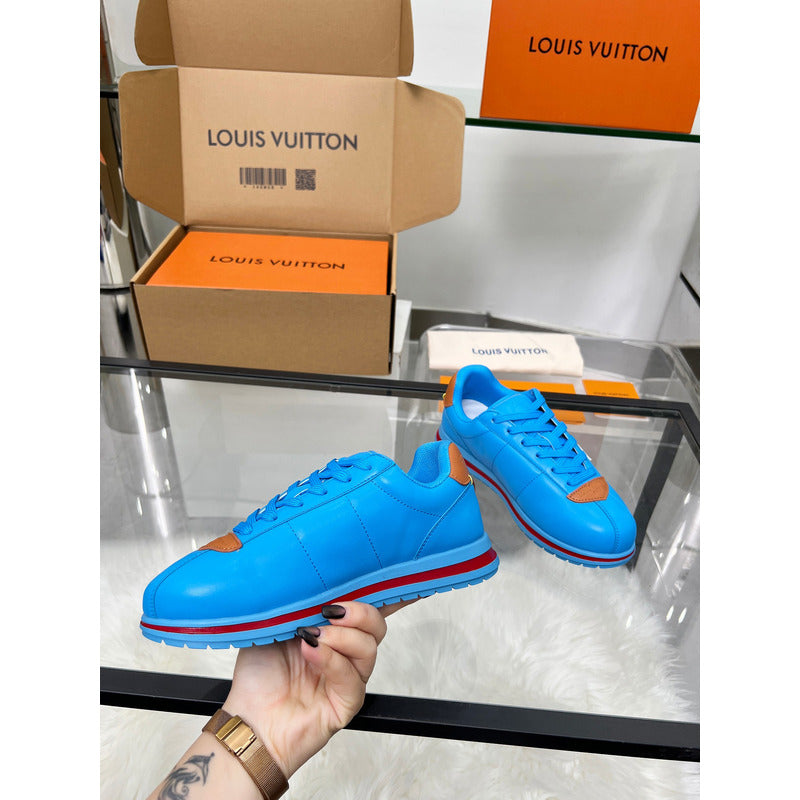 LV Buttersoft Blue Red