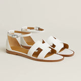 Hermes Sandal Santorini Blanc