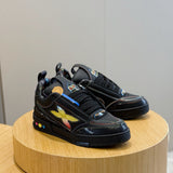 Tênis Louis Vuitton LV Skate Monogram Flowers Black