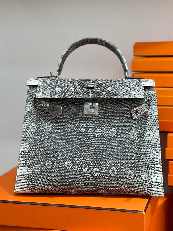 Bolsa Hermès Brand New 25 Ombré Lizard