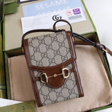 Mini Bag Gucci Horsebit 1955 Brown