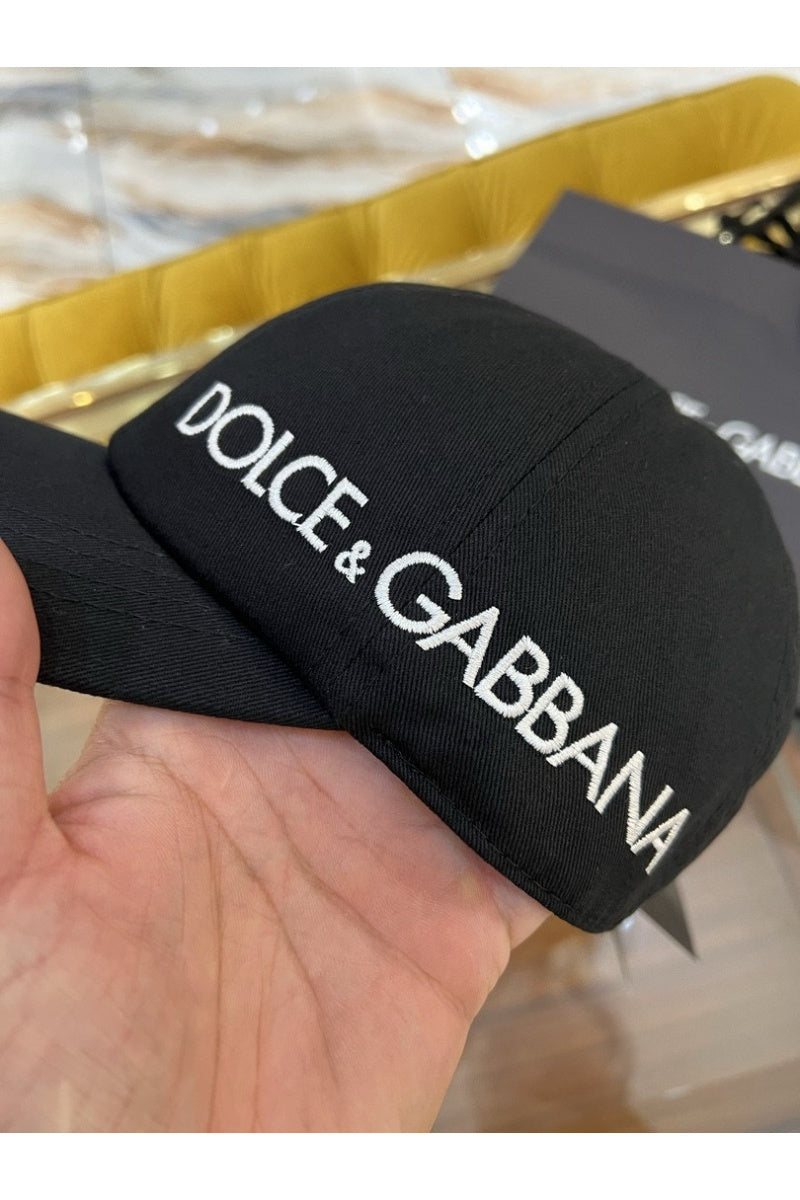 Boné Dolce Gabbana Black Logo White