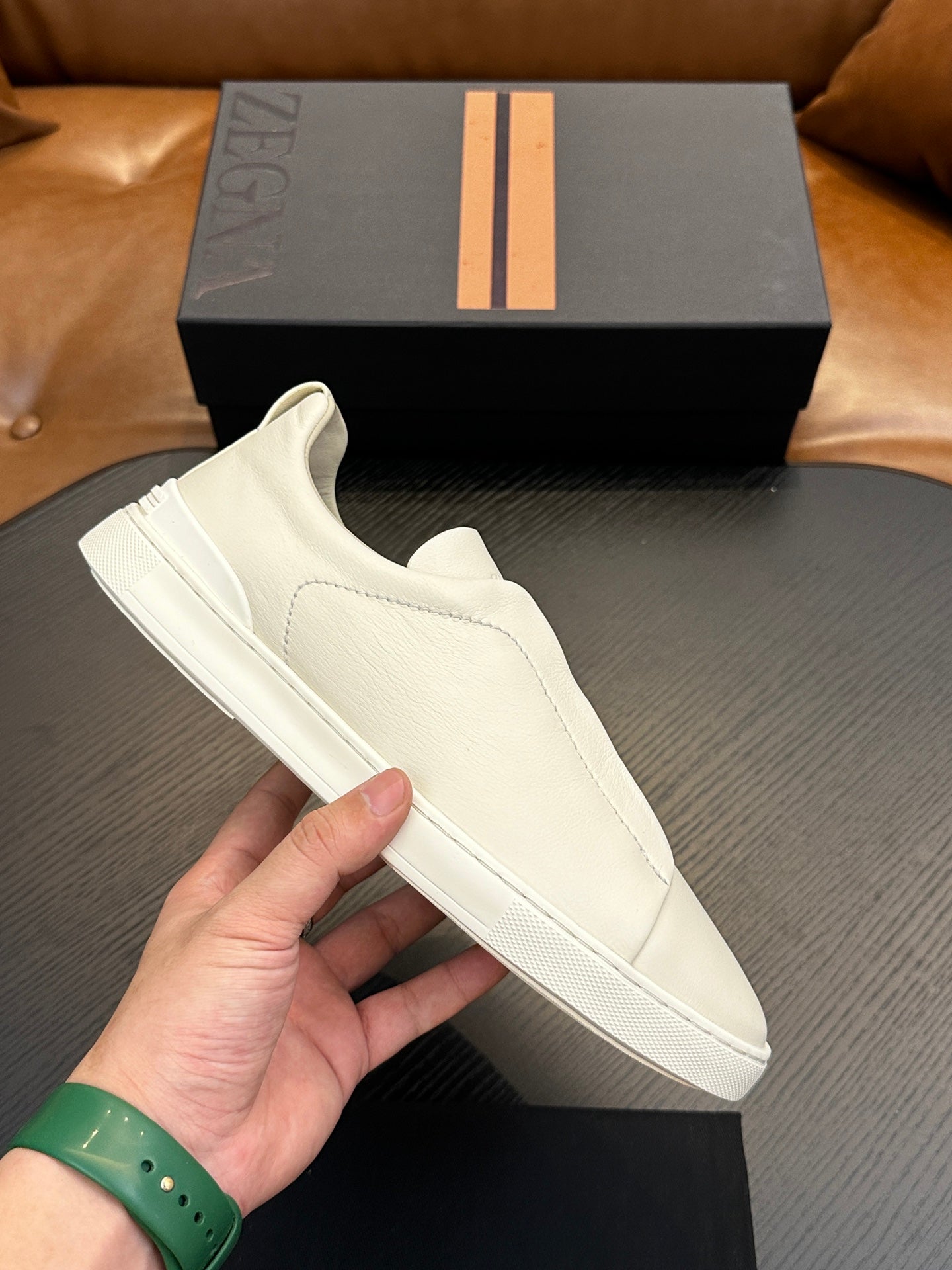 ZEGNA Triple Stitch Sneakers