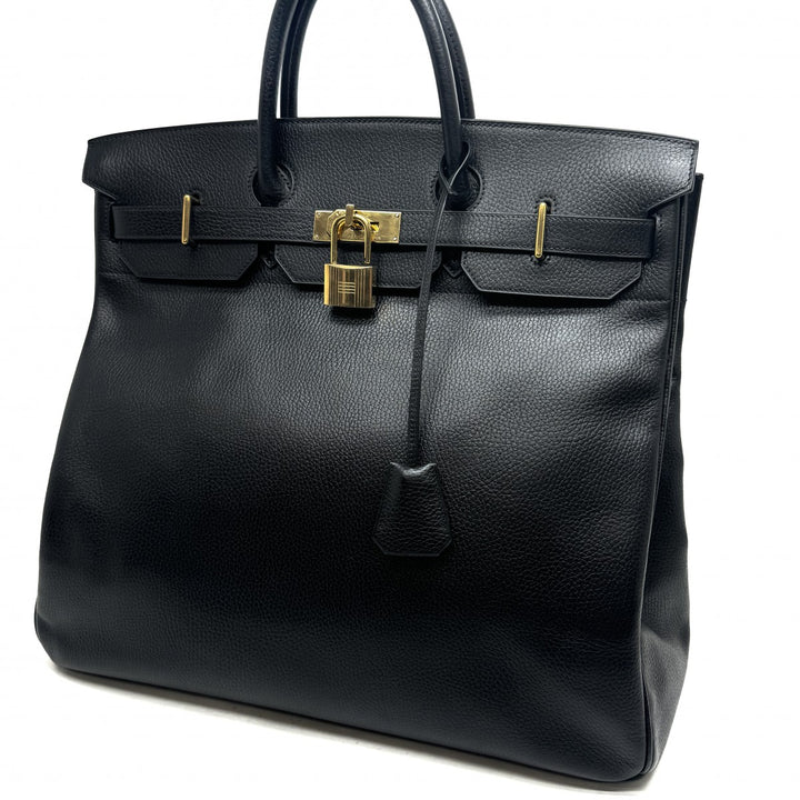 Bolsa Hermes Birkin HAC Togo Black Noir