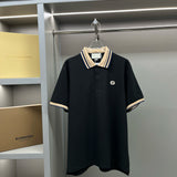 Polo Gucci Black Listra Beige Logo (Pronta Entrega0) Tamanho G e GG