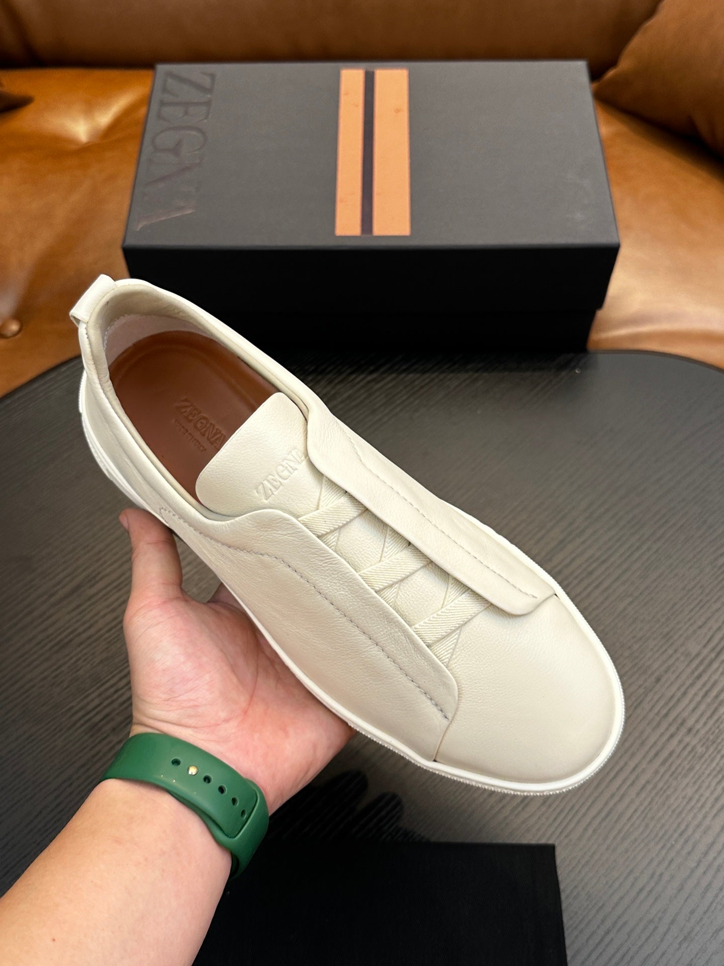 ZEGNA Triple Stitch Sneakers