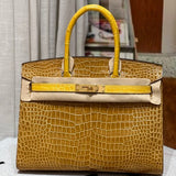 Bolsa Hermès Handmade Tote 30 Gold