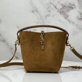 Bolsa Saint Laurent Le 37 Suede Brown