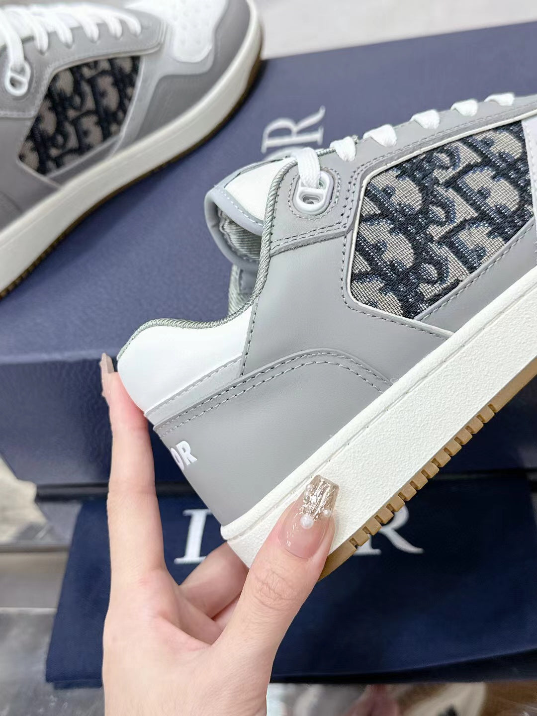 Christian Dior B27 Low-top White Leather