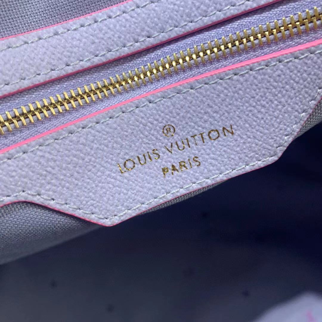 Louis Vuitton KEEPALL Blue Pink