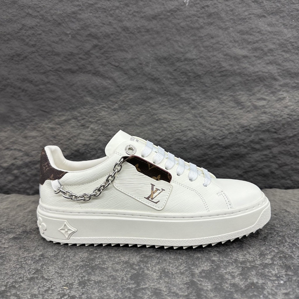 Tenis LV Time Out Branco Brown