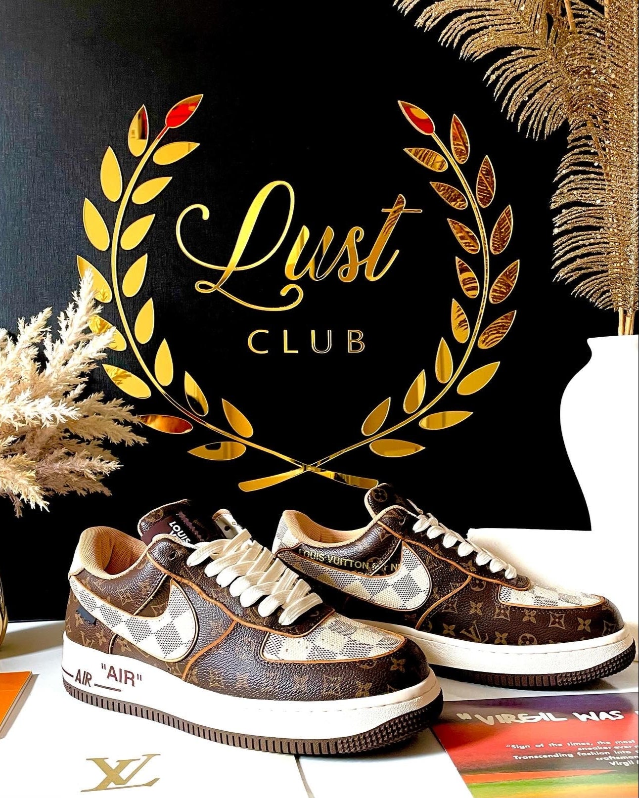 Air Force 1 Low Louis Vuitton Monogram Brown (PRONTA ENTREGA) Tamanho 37