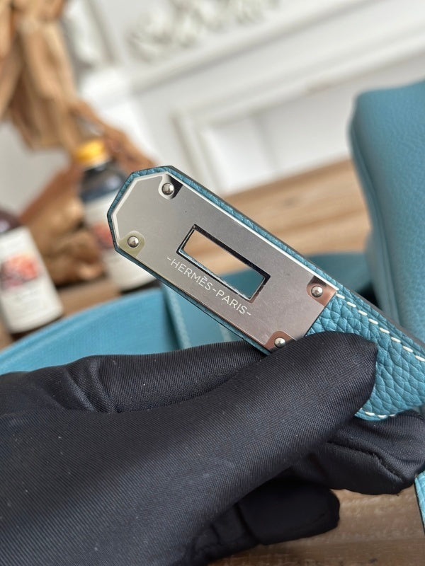 Bolsa Hermes Horseback Bag Blue