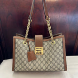 Gucci Padlock Brown Medium Shoulder Bag (Pronta Entrega)