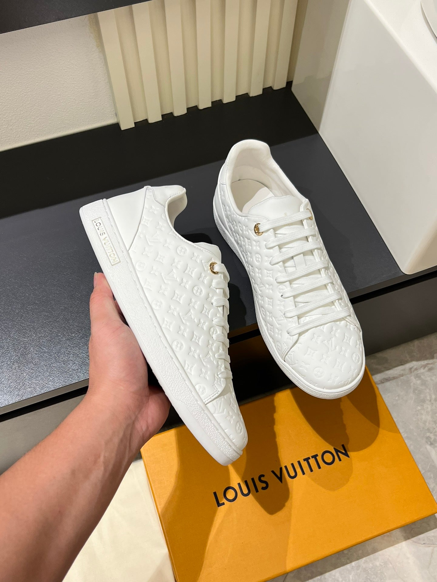 Tenis LV Mirror Monogram White