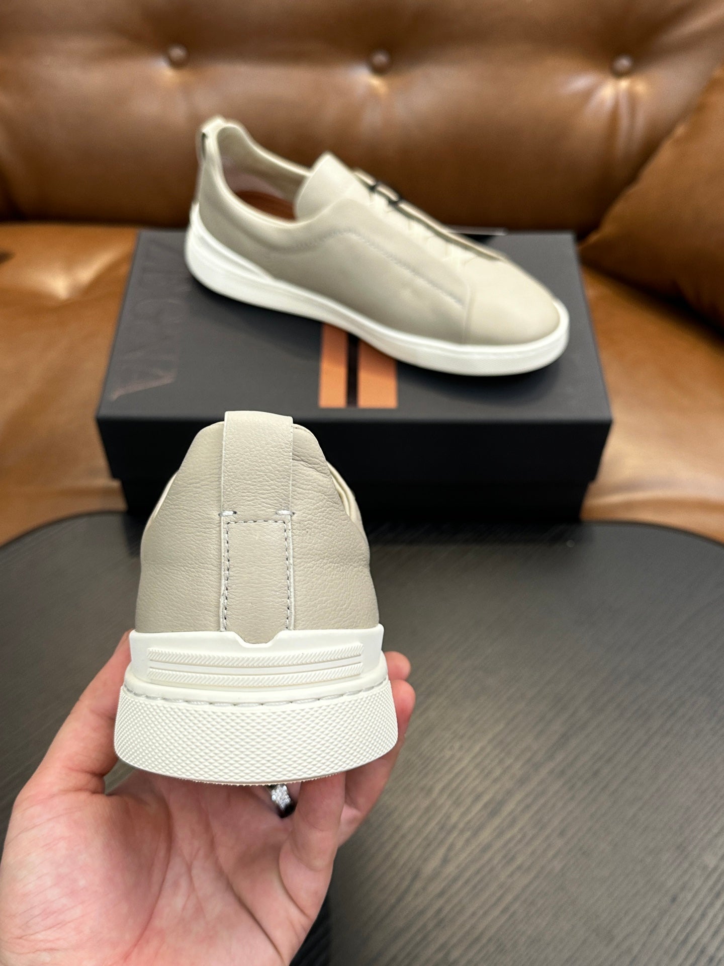 ZEGNA Triple Stitch Sneakers