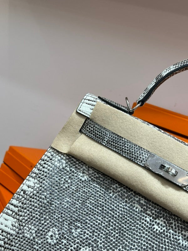 Bolsa Hermès Brand New 25 Ombré Lizard