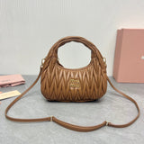 BOLSA Miu Miu Wander Matelasse Nappa Leather Mini Hobo Bag