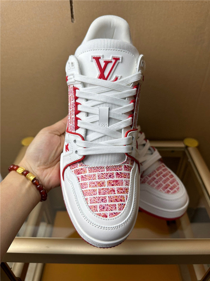 Tenis LV Trainer White Red