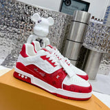 Louis Vuitton Trainer Signature #54 White/Red Monogram