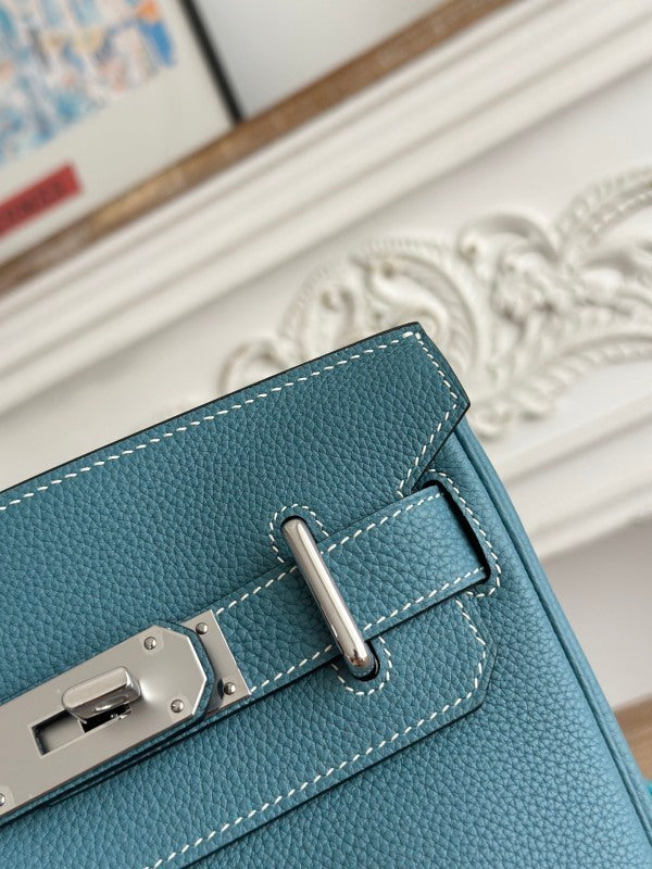 Bolsa Hermes Horseback Bag Blue