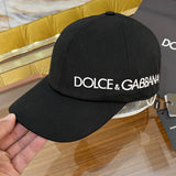 Boné Dolce Gabbana Black Logo White