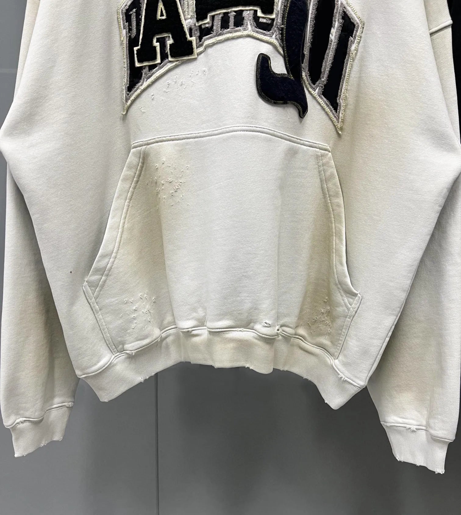 Jaqueta Balenciaga Hoodie White Grey