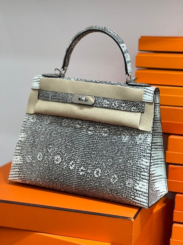 Bolsa Hermès Brand New 25 Ombré Lizard