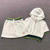 Conjunto CasaBlanca Velour Hooded Top