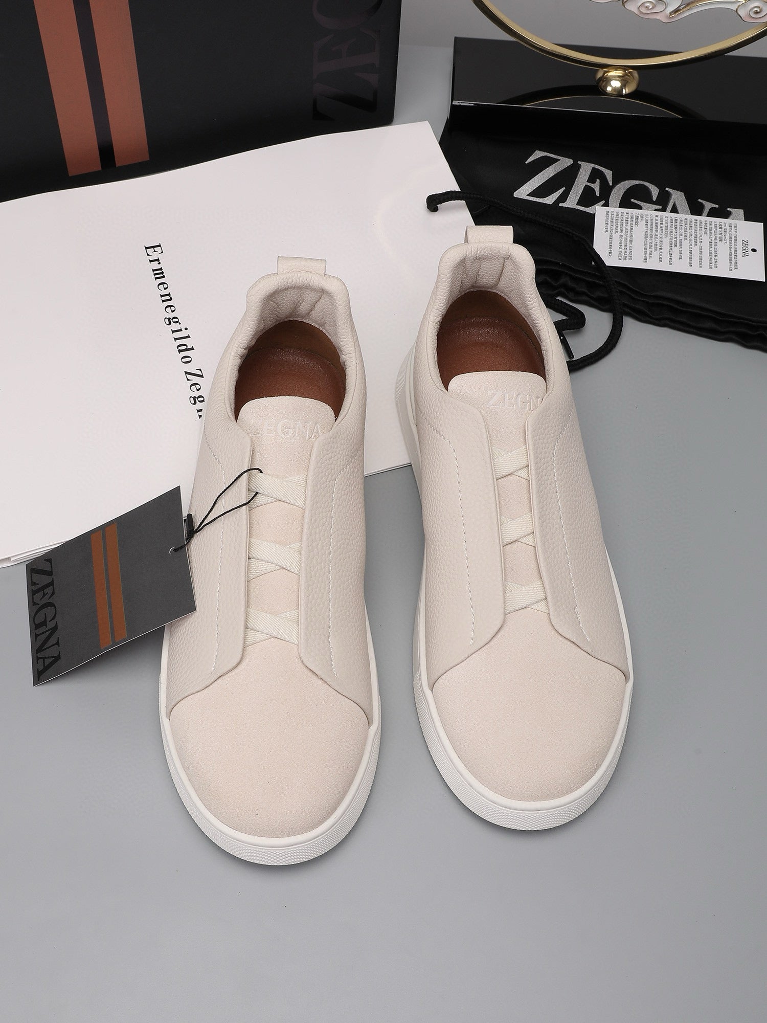 ZEGNA Triple Stitch Sneakers