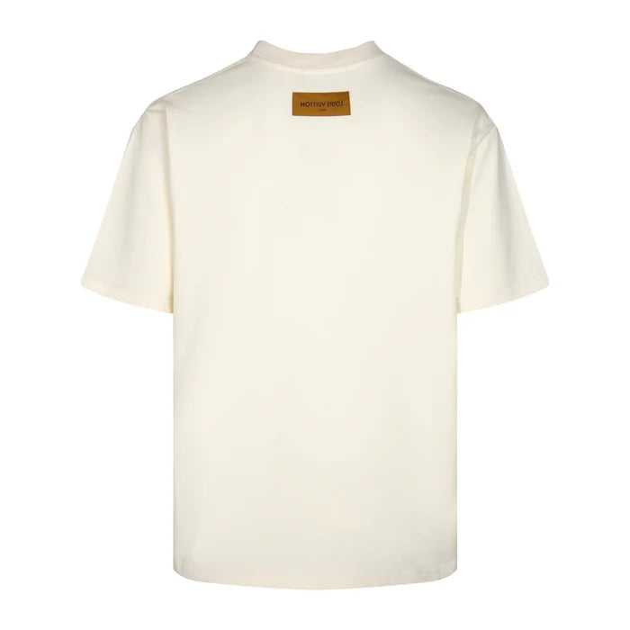 Camiseta Louis Vuitton Beige LV Lovers