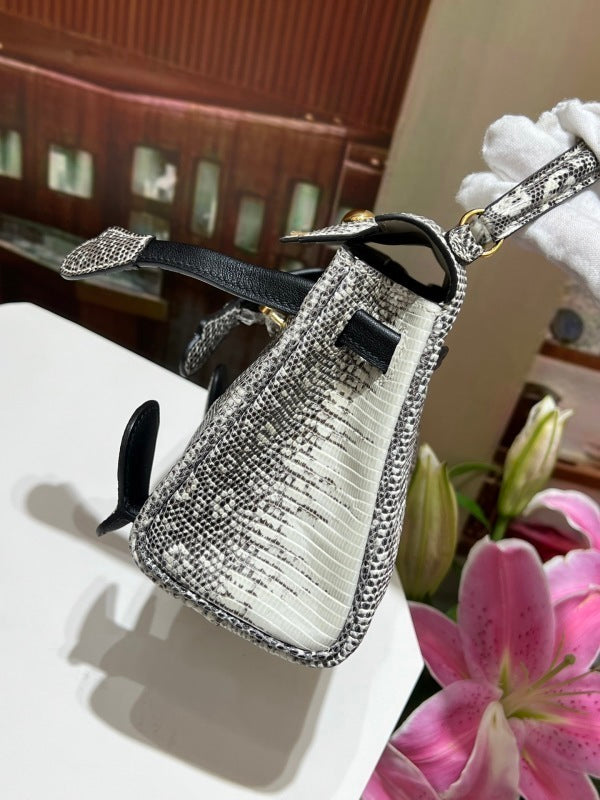 Bolsa Hermès Kelly Idole Kelly Doll in Lizard