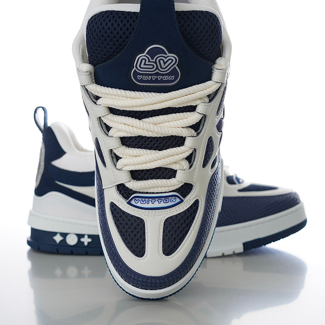 LV Skate Sneaker Marine White (Pronta Entrega) Tamanho 41