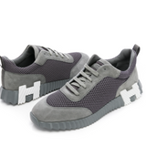 Tenis Hermès Grey Bouncing Furado (Pronta Entrega) Tamanho 41
