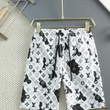 Shorts Louis Vuitton Monogram White Black