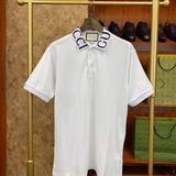 Polo Gucci Gola Logo White (Pronta Entrega) Tamanho G