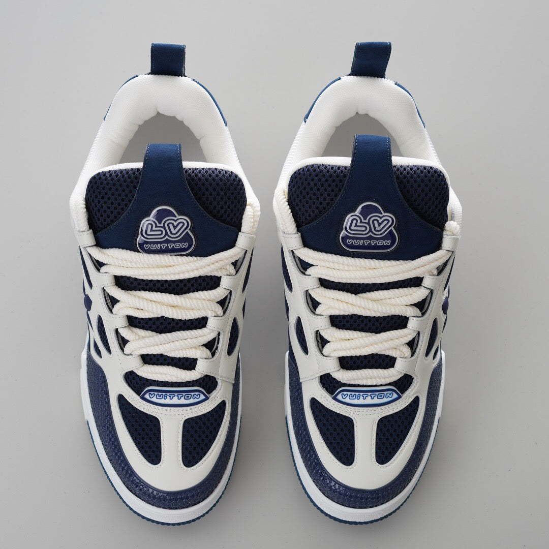 LV Skate Sneaker Marine White (Pronta Entrega) Tamanho 41