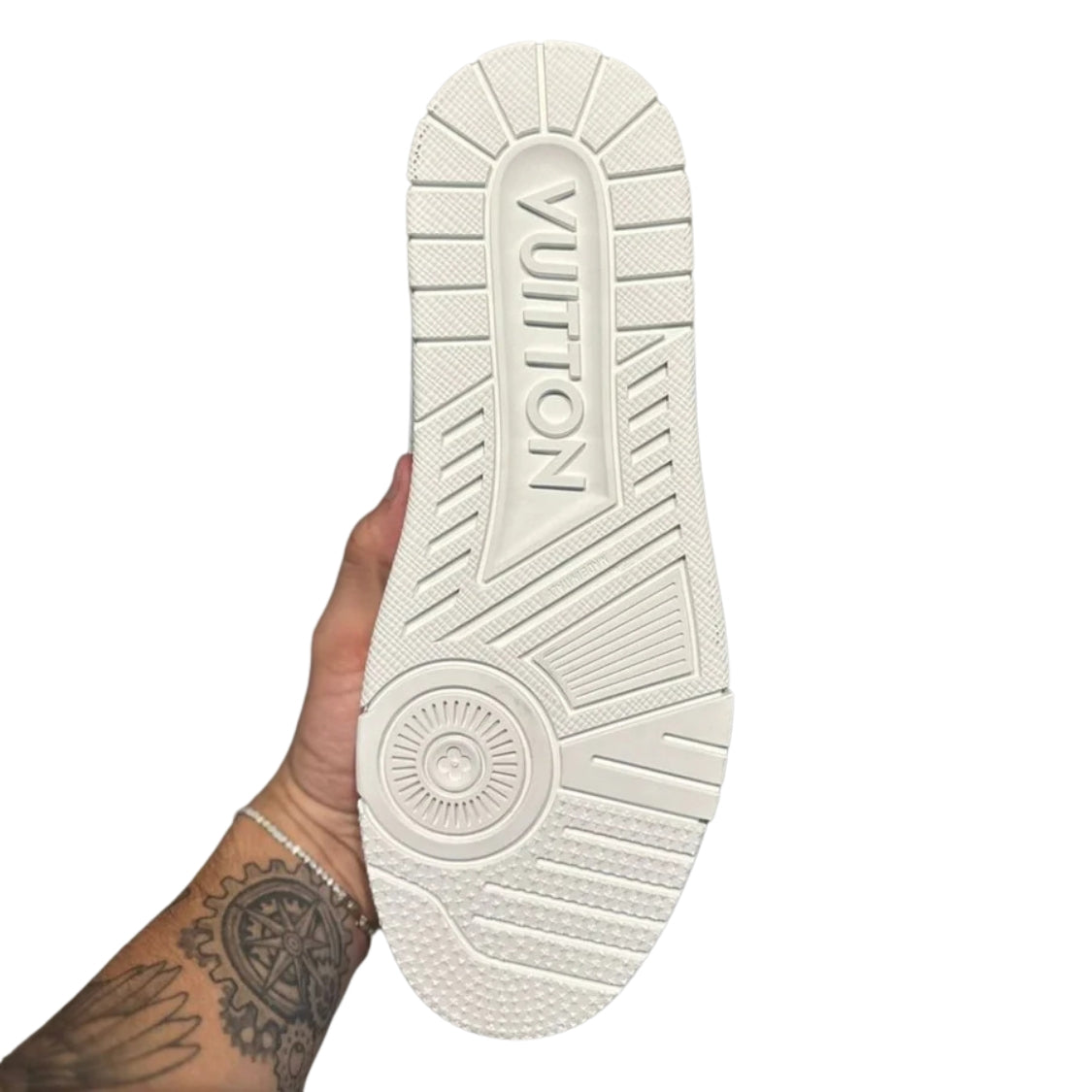 Tênis Louis Vuitton Plataform Monogram Grey White