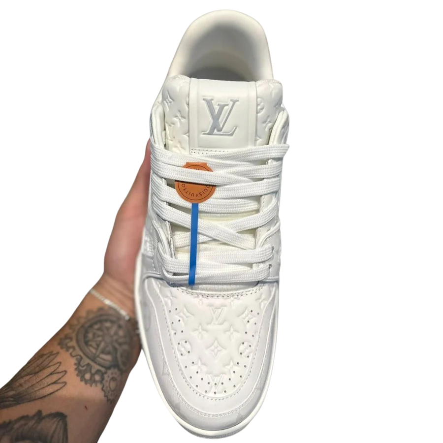 Tênis Louis Vuitton Plataform Monogram Grey White