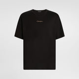 Camiseta DolceGabbana Cotton T-shirt Black Gold Logo