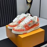 Lv Trainer Damier White Orange