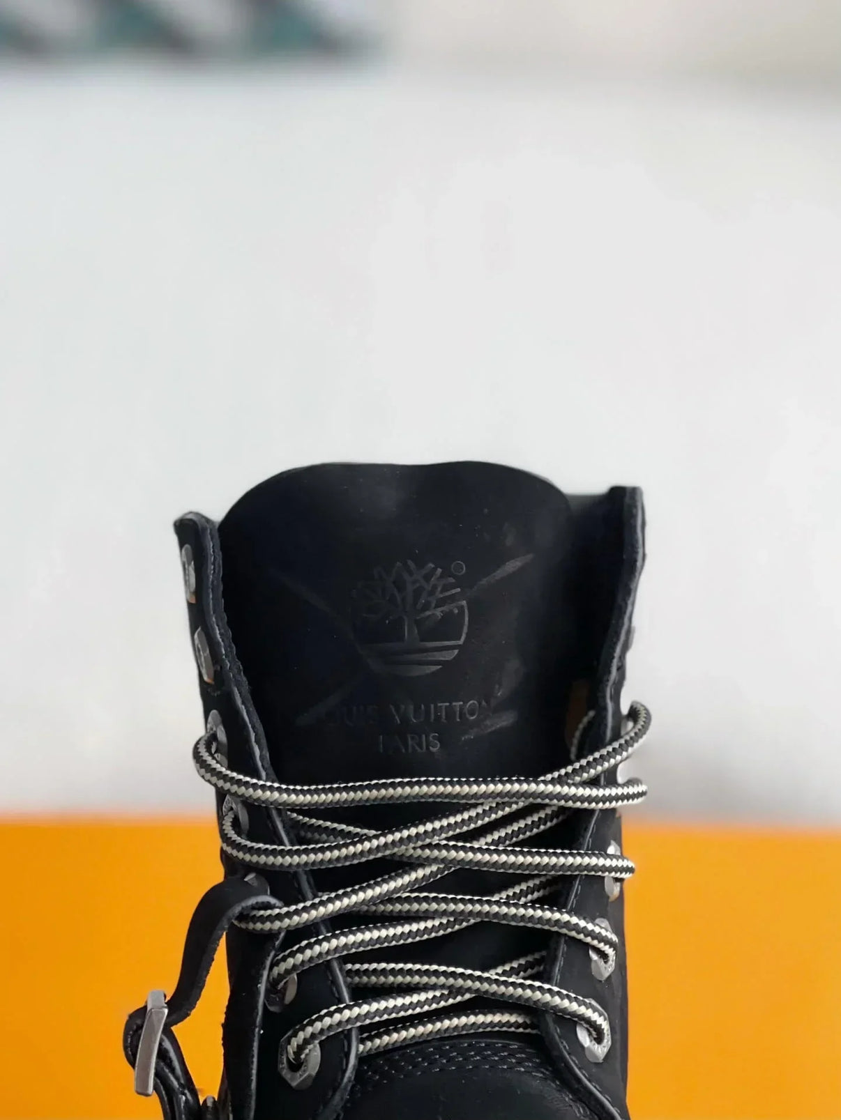 Louis Vuitton LV x Timberland 6-Inch All Black Leather Boot