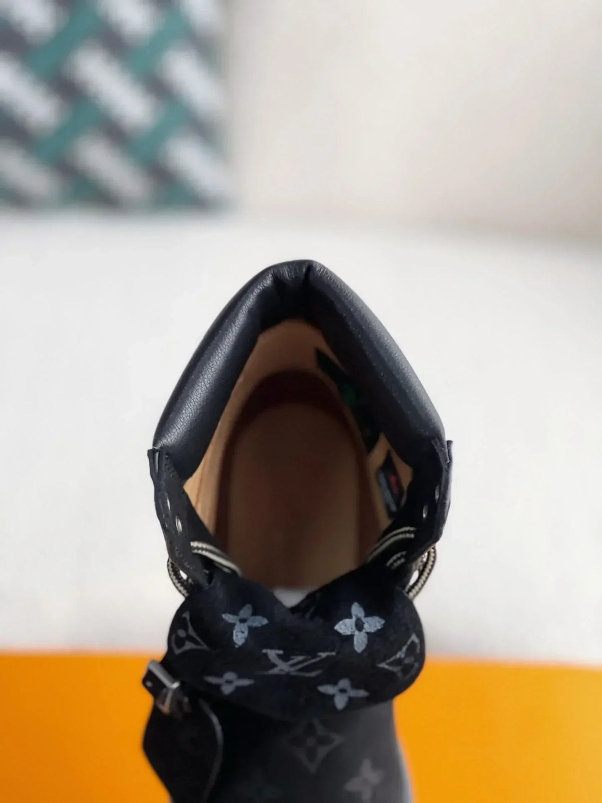 Louis Vuitton LV x Timberland 6-Inch All Black Leather Boot