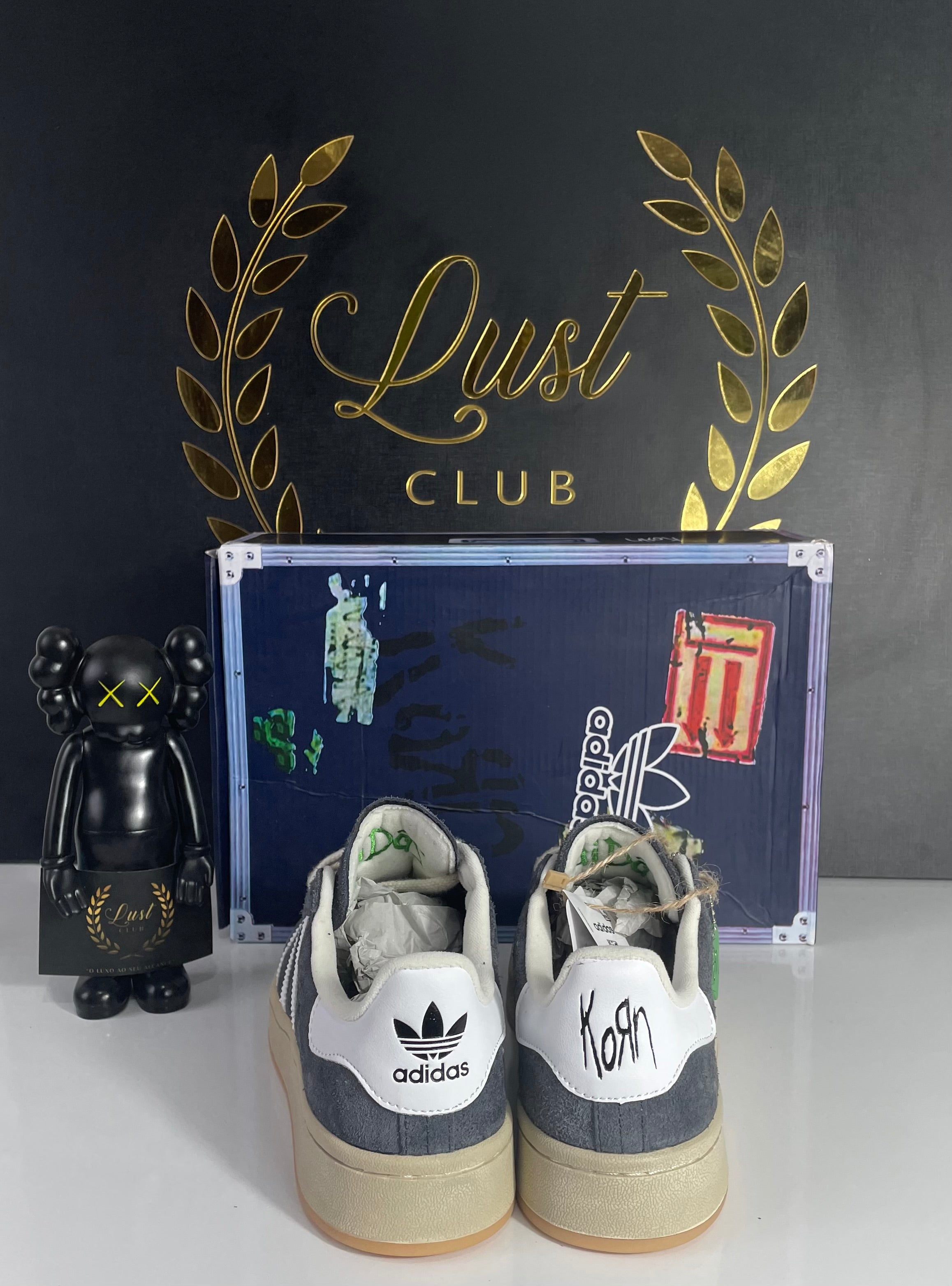 Korn X Adidas Campus 2.0 Carbon Cinza (PRONTA ENTREGA) Tamanho 38