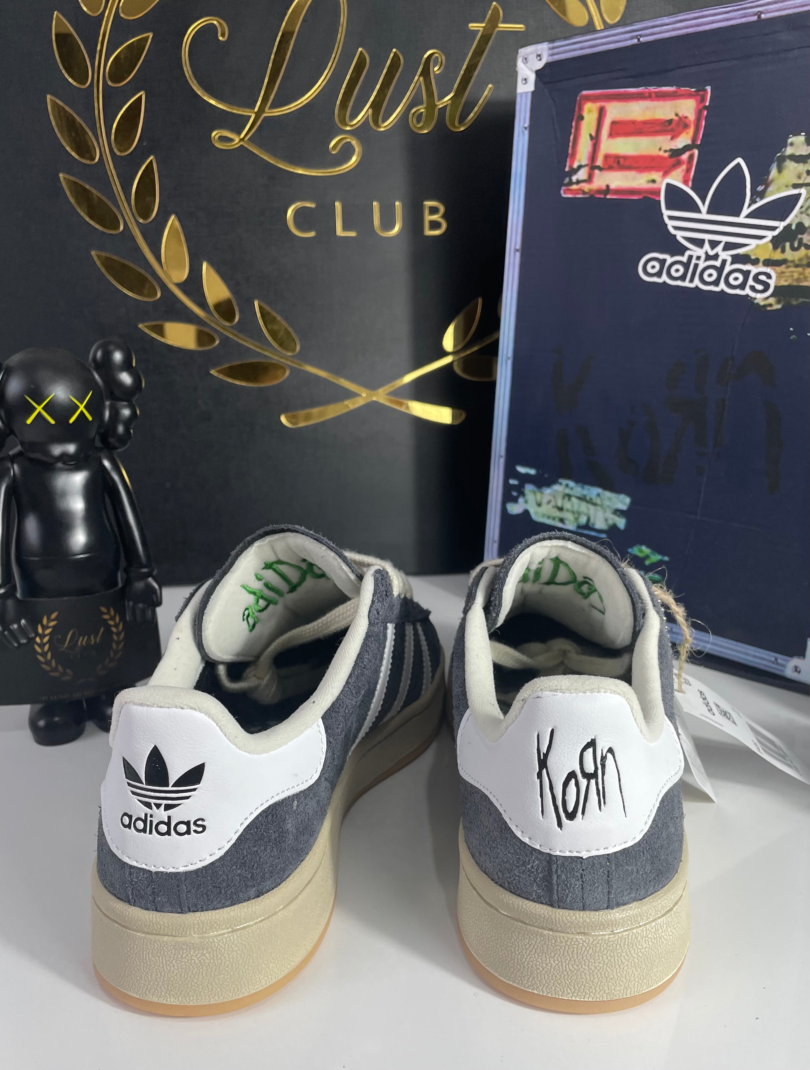 Korn X Adidas Campus 2.0 Carbon Cinza (PRONTA ENTREGA) Tamanho 38