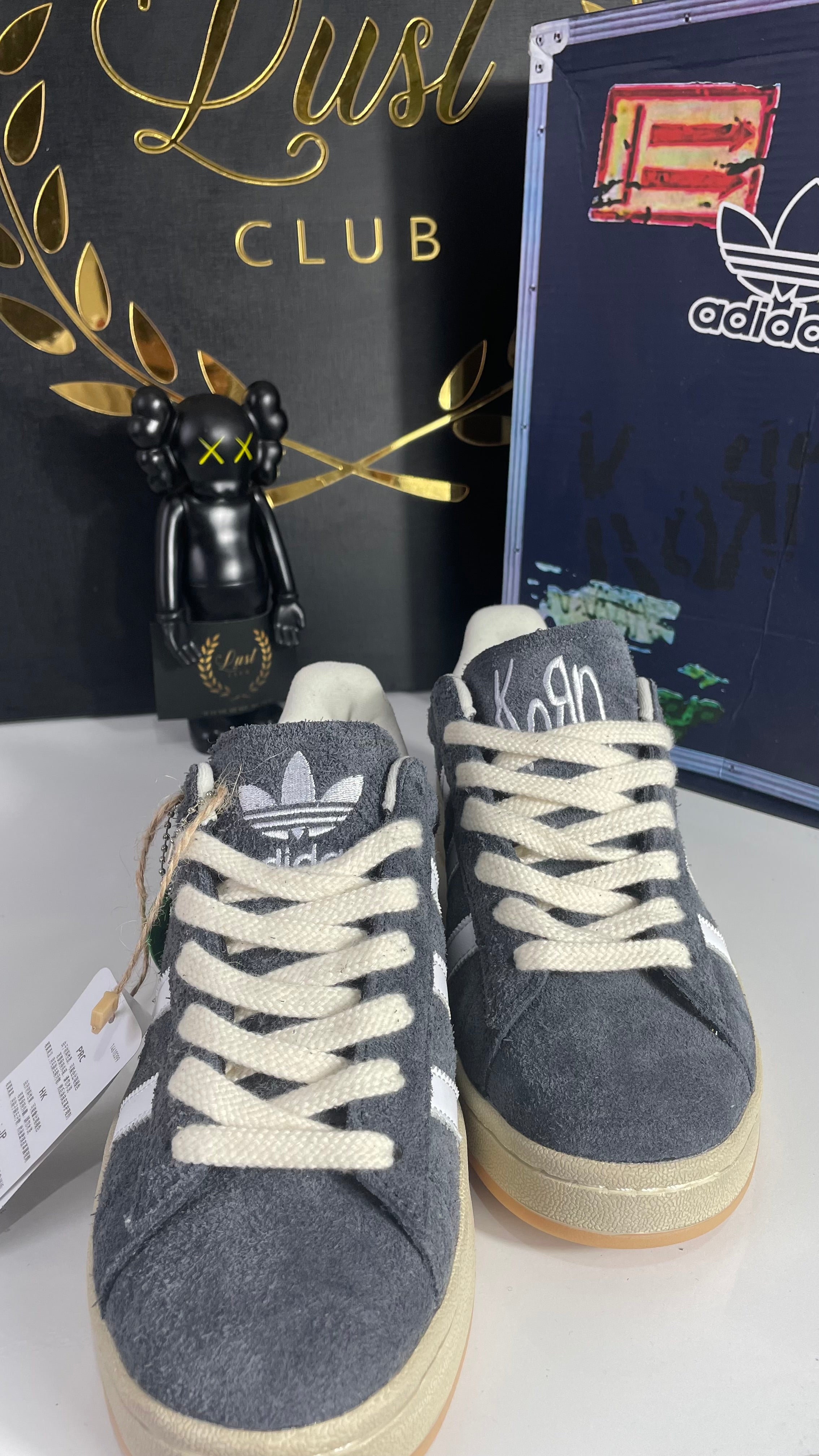 Korn X Adidas Campus 2.0 Carbon Cinza (PRONTA ENTREGA) Tamanho 38