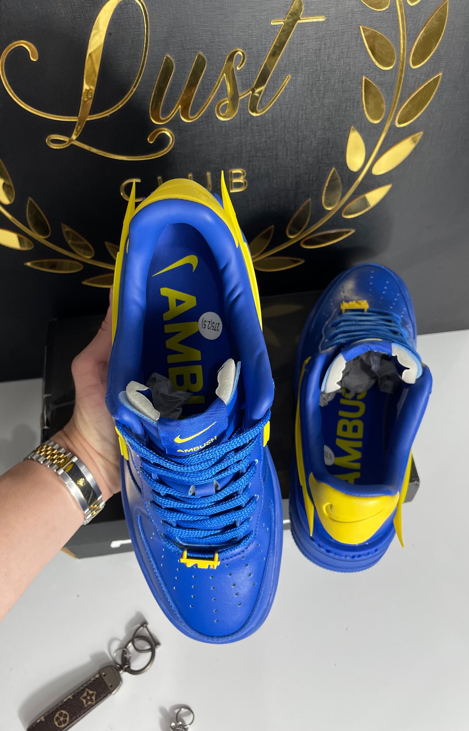 Ambush X Nike Air Force 1 Blue Visitar > Yellow (PRONTA ENTREGA) Tamanho 42