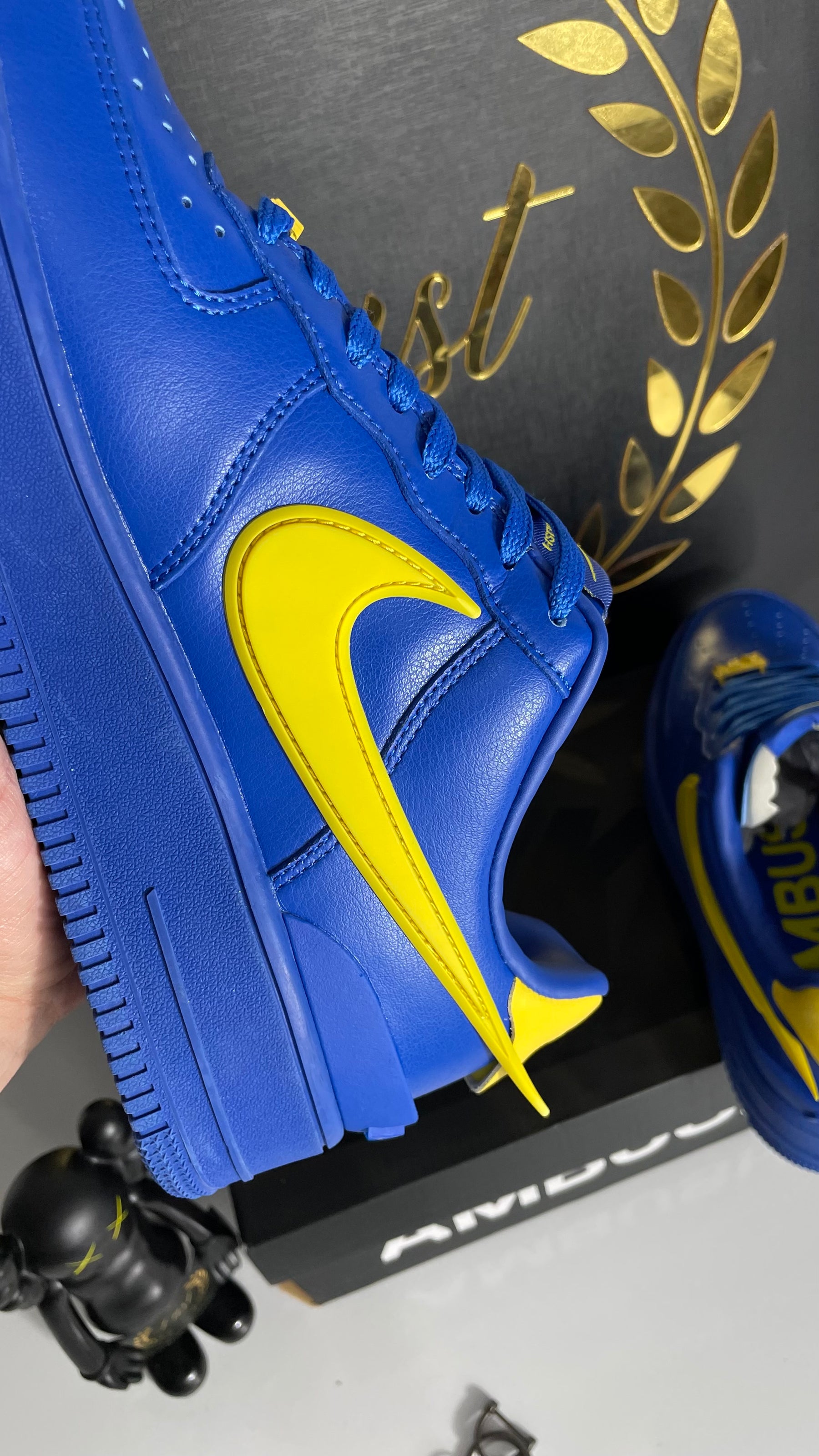 Ambush X Nike Air Force 1 Blue Visitar > Yellow (PRONTA ENTREGA) Tamanho 42