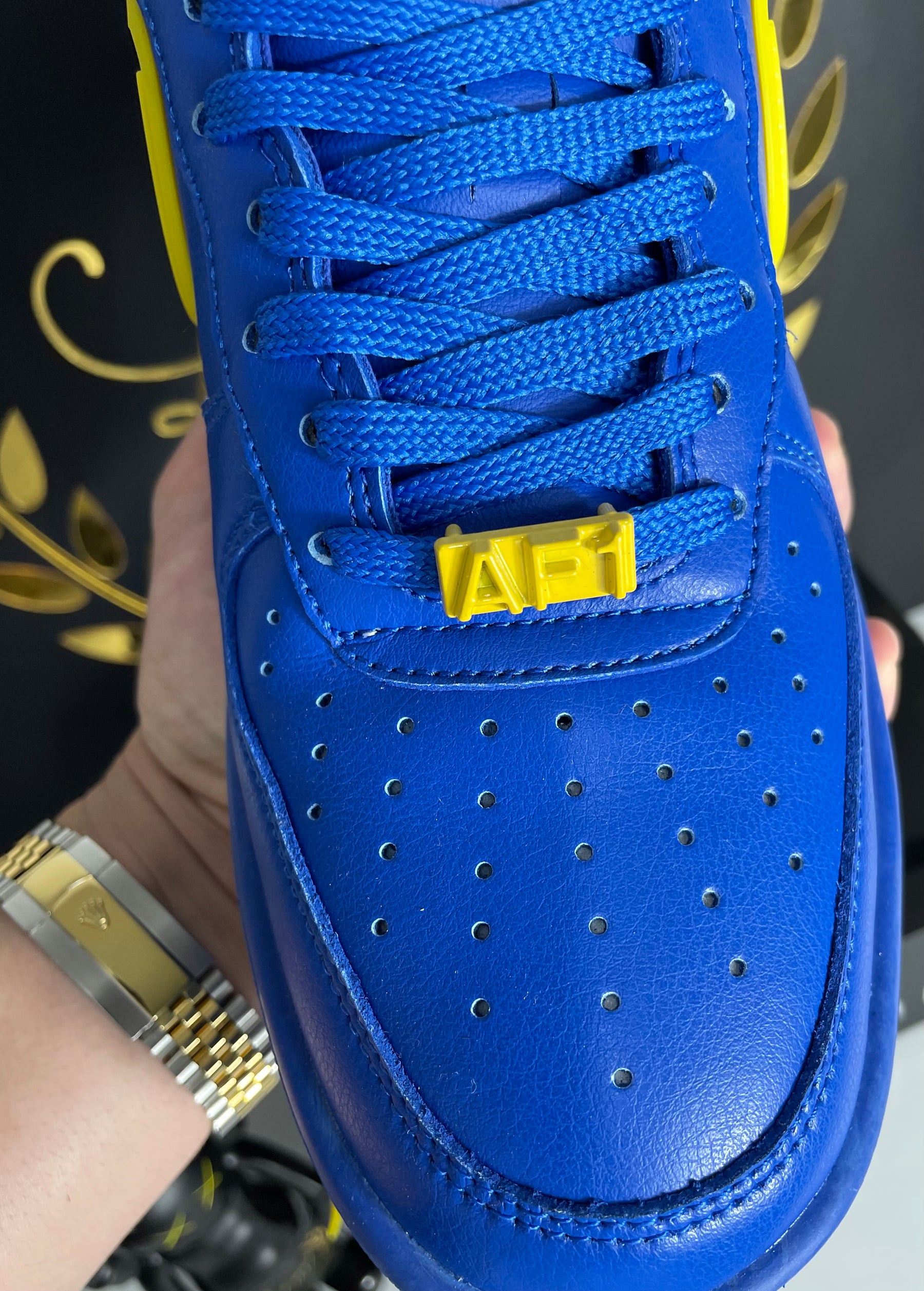 Ambush X Nike Air Force 1 Blue Visitar > Yellow (PRONTA ENTREGA) Tamanho 42