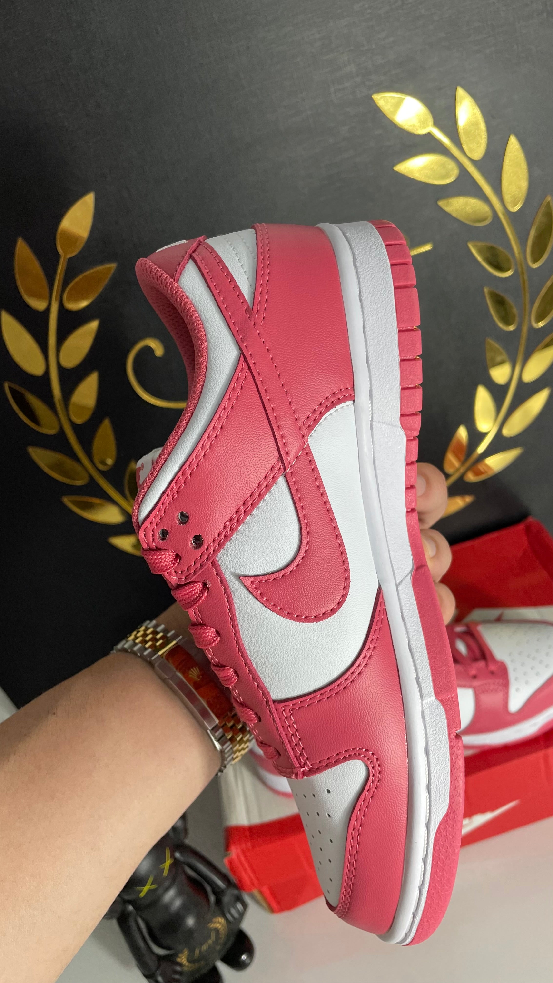 Nike Dunk Low Retro Rosa Pink (PRONTA ENTREGA) Tamanho 35,37